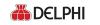 Delphi Glass logo
