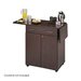 Safco 8962MH Hospitality Service Cart in Mahogany offers