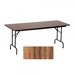 Correll Cf1860M06 Melamine Top Folding Tables  Fixed Height  Med Oak offers