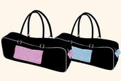 WaiLana Urban Yoga Bag Color: Black / Blue