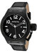 Invicta 1138 Men's Black Dial Black Genuine Calf Leather Watch offers