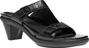 Aravon Angela (Women's) - Black Leather
