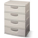 Sterilite 01748501 4 Drawer Storage, Light Platinum offers